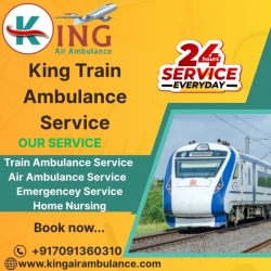  King Keeps the Whole Transit in Their Hands in Siliguri in its Train Ambulance  