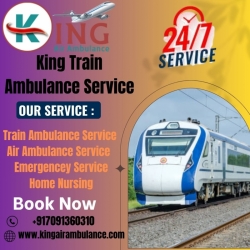 King Train Ambulance in Siliguri Offers life-Care Medical Care 