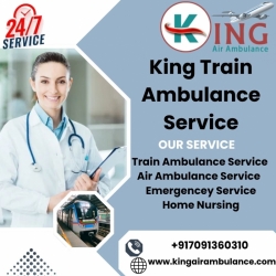 King Train Ambulance in Siliguri Offers Transit across Cities with Confidence in its  