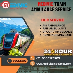 Top-Class Medical Facility Provide by Medivic Train Ambulance Service in Indore 