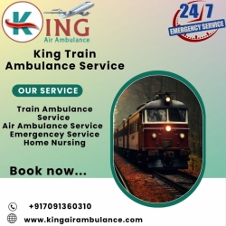  King Ensures Patients Get the Best Services They Desire in Siliguri in a Train Ambulance 