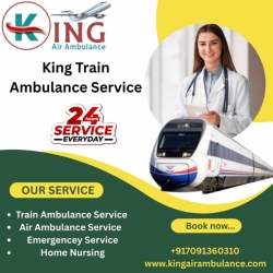  The best emergency medical use in Siliguri is King Train Ambulance