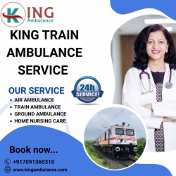 King Train Ambulance has everything a patient wants during transfer in Delhi