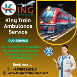   King Train Ambulance from Bhopal is the best option for transporting patients