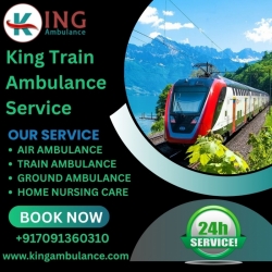 King Helps Families Transit with Complete Confidence in Delhi in a Train Ambulance