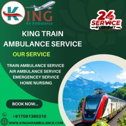  King Train Ambulance in Siliguri is very careful for Marajo and is delivered on time to the pre-hospital