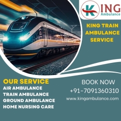 Book King Train Ambulance in Delhi with world class medical arrangements