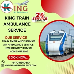 Travel with King Train Ambulance Services in Siliguri for better comfort