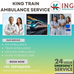 Select Hassle-Free King Train Ambulance in Delhi for Quick Transfer Patient