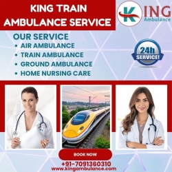 Choose King Train Ambulance in Ranchi to Proper Medical Facilities 