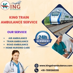 Always choose King Train Ambulance Service in Patna for secure and low-cost service
