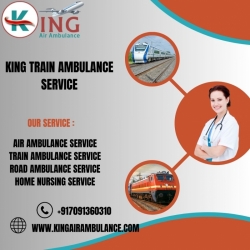  Choose King Train Ambulance in Delhi for truthfulness and low costly Patient Transfer 