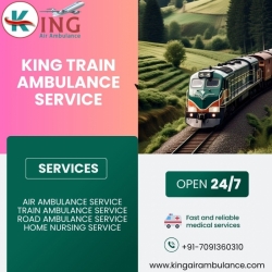  King Train Ambulance has a special medical area and well-arranged facilities inside