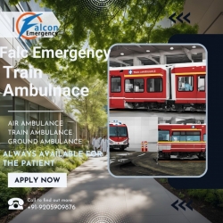 Falc Emergency Train Ambulance Service in Patna Provides the Best Solution Regarding the Needs of the Patients