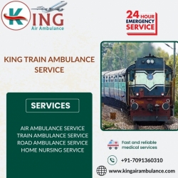  King Train Ambulance in Mumbai takes every step securely while transport a patient
