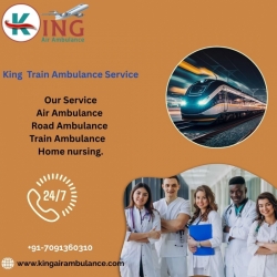  King Train Ambulance in Mumbai reaches your loved one quickly at hospital in critical situations