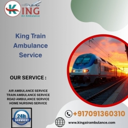  King Makes Sure Nothing Gets Missed during Transit in Delhi in its Train Ambulance