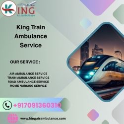  King Train Ambulance in Mumbai gives life saving services with care facilities