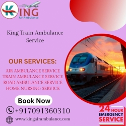  King Train Ambulance Service in Delhi provides immediate medical treatment