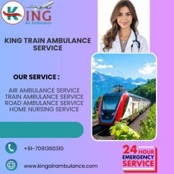  King Train Ambulance in Delhi gives Reliable, care and critical assistance