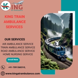  Choose King Train Ambulance for safe and hassle free travel in Delhi