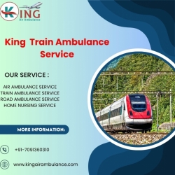  King Train Ambulance provides consistent and steadfast service in Delhi