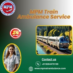 MPM Provided a 24-Hour Train Ambulance Booking Facility in Guwahati